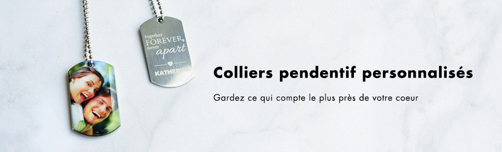 Pendentif photo personnalise