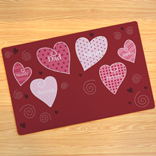 Créez votre propre paillasson coeurs