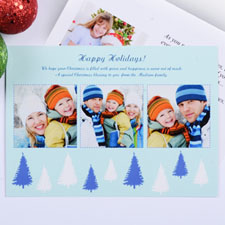 Créez mes propres cartes d'invitation trois collage doux hiver