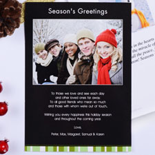 Créez mes propres cartes d'invitation photo paysage vert miracle joyeux