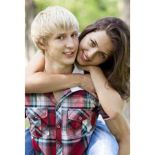 Carte animée photo complète verticale Valentin