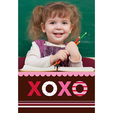 Carte d'invitation animée personnalisée xoxoxo (10,16 x 15,24 cm)