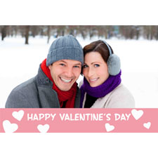 Carte d'invitation animée personnalisée doux petits coeurs (10,16 x 15,24 cm)