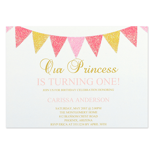 Carte d'invitation de fête personnalisée l'heure de la fête