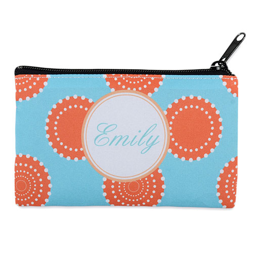 Trousse de toilette personnalisée floral artistique 10,16 x 17,78 cm