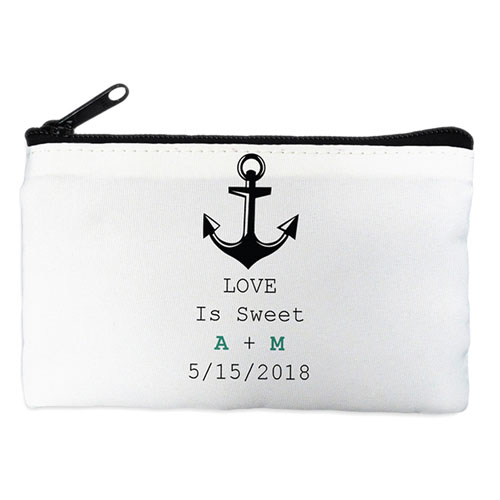 Trousse de toilette personnalisée ancre