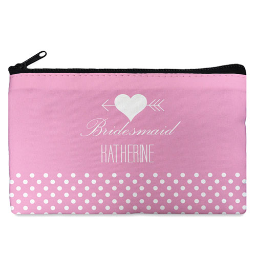Trousse de toilette personnalisée flèche coeur moyen