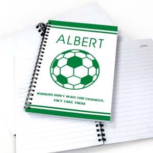 Carnet foot personnalisé