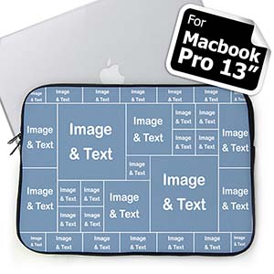 Housse Macbook Pro 13 trente-et-un collage Facebook personnalisée (2015)