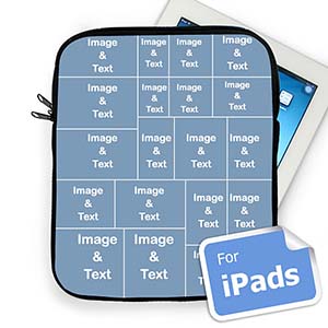 Housse iPad neuf collage pour photos Facebook
