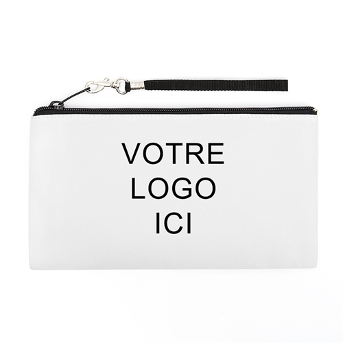 Pochette personnalisée impression promotionnelle personnalisée 13,97 x 25,4 cm (2 côtés même logo)