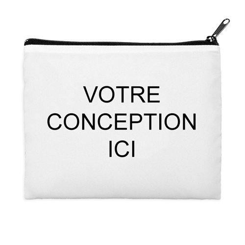 Large trousse de toilette 2 côtés même image 27,94 x 35,56 cm